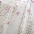 thumbnail image 4 of Cortina transparente bordada, cortina de gasa para ventana, para balcón, dormitorio, comedor, 100x200cm, rosa, 1 pieza Scienceny LF0160-04B, 4 of 7