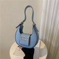thumbnail image 1 of Bolsos de moda para mujer, bolso de hombro tipo mensajero de lujo ligero con forma de media luna, 1 of 6