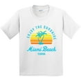 thumbnail image 3 of Inktastic Summer Enjoy the Sunshine Miami Beach Florida in Blue Youth T-Shirt, 3 of 5