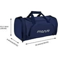 thumbnail image 5 of Mosiso Waterproof Sports Duffle Bag Gym Bag Travel Duffel with Adjustable Strap for Sports , Gym ,Vacation , Shopping and Travel ,Navy Blue, 5 of 7