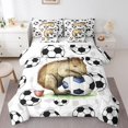 thumbnail image 1 of YST Funny Brown Capybara Sports Theme Comforter Set, 7-Piece, Full, 1 of 5