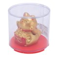 thumbnail image 1 of Gato De La Suerte Maneki Neko Con Energía Solar, Estatua De Gato De La Fortuna Con Brazo Ondeante De 2,36 X 2,17 X 2,17 Pulgadas Con Cubierta Transparente, Decoración Fengshui De, 1 of 7