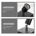 thumbnail image 3 of DECORNIJIA Black Iron Ceramic Lamp Bulb Holder 1Set with Rotatable 180 Degree Functionality, 3 of 8