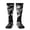 2 Black-2, variant on Women's Knee High Socks Autism Awareness Ribbon America Flag Outdoor Casual Tube Socks