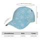 thumbnail image 2 of Fotbe Snowflake Snowing Gorro Clásico de Béisbol, Gorra Ajustable con Broche Snapback, Gorro de Exterior de Algodón Suave, 2 of 6