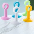 thumbnail image 4 of 4pcs Soft Silicone Protect Walls Furniture Fittings Wall Protector Suction Cup Door Handle Door Stopper 4PCS GREEN, 4 of 8