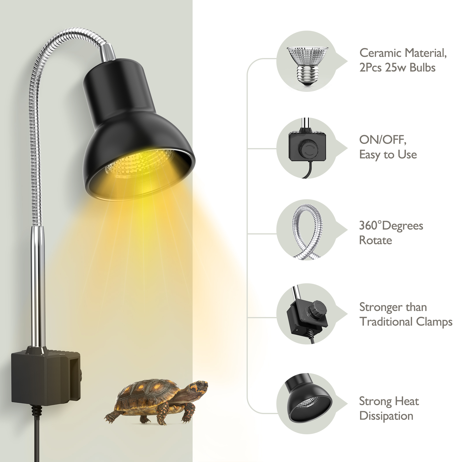turtle light holder