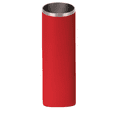 thumbnail image 2 of Vaso Térmico Skinny Termo 20 oz Origami Home Doble Capa Acero Inoxidable Rojo, 2 of 3