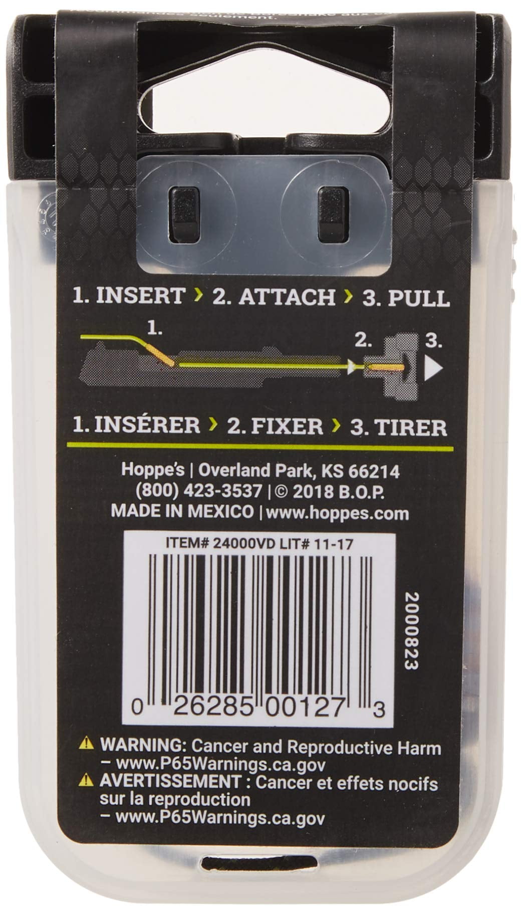 Hoppe's Boresnake Viper - Pistol & Revolver Cleaning System, Quick 3-Step Bore Shine