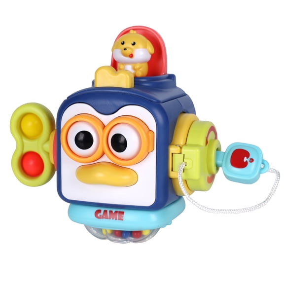 Montessori Sensory Toys for Toddlers 1-3,Travel Activities Busy Cube- Baby Gifts for 6 9 12 18 Months,Motor Skills Airplane Plane Car Travel Toys for 1 2 Year Old Infant Boys Girls