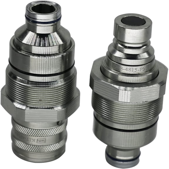 7246799 & 7246802 Male & Female Flat Face Quick Coupler Kit fits for Bobcat Skid Steer Loaders T140 T180 T190 T200 T250 T300 T320 T450 T550 T590 T595 T630 T650 T740 T750