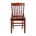 thumbnail image 5 of Emma + Oliver School House Back Mahogany Wood Chair, 5 of 11