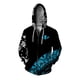 thumbnail image 4 of Sudadera con capucha con reloj impreso en 3D para hombre, sudadera con gráfico de flor del diablo, sudadera de ocio de gran tamaño con cremallera, sudaderas de manga larga, 4 of 5