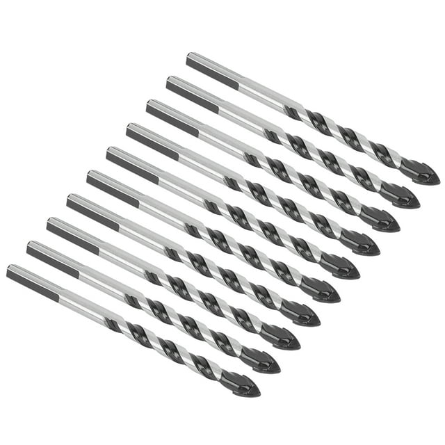 Broca Helicoidal, Broca Triangular, 10 Uds., Juego De Brocas Helicoidales, Triángulo Fuerte, Duradero, Madera, Cerámica, Brocas Para Pared, Herramientas De Perforación ANGGREK No