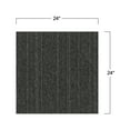 thumbnail image 3 of Mohawk Basics 24" x 24" Carpet Tile with EnviroStrand™ PET Fiber in Smoke (96 sq ft per carton), 3 of 11