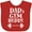 Red, variant on Inktastic Daddy Gym Buddy Workout Fitness Boys or Girls Baby Bib