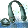thumbnail image 3 of Eummy Portable Mini Neck Fan 4.5W 3000mAh USB Rechargeable Wearable Neckband Fans Foldable Hands Free Bladeless Neck Fan Cooling Quiet Fans for Travel Sports Office Outdoor, 3 of 11