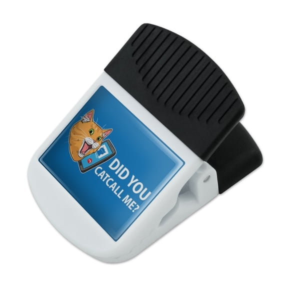 Did You Catcall Me Cat With Phone Refrigerator Fridge Magnet Magnetic Hanging Hook Note Snack Clip