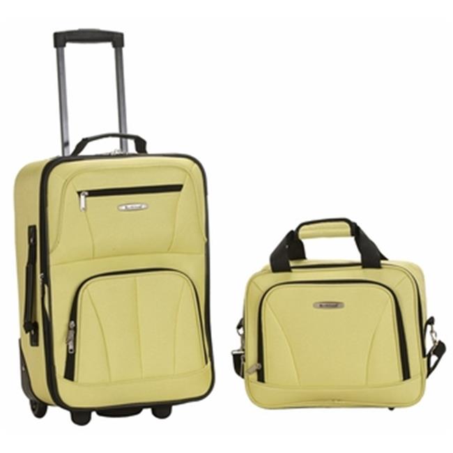 Rockland F102LIME 2 PC LUGGAGE SET LIME