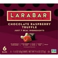 thumbnail image 2 of Larabar Chocolate Raspberry Truffle, Fruit and Nut Bars, Gluten Free, Vegan, 9.6 oz, 6 Count, 2 of 10