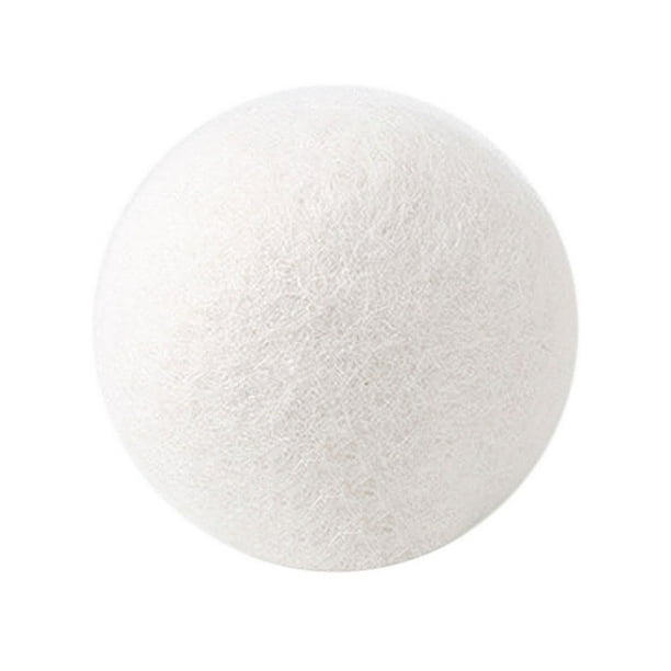 Bolas de secadora de lana reutilizables, suavizante, lavadora, vellón seco (5 cm)