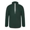 thumbnail image 4 of Badger Sideline Fleece Quarter-Zip Pullover 1489 Forest/ White S, 4 of 4