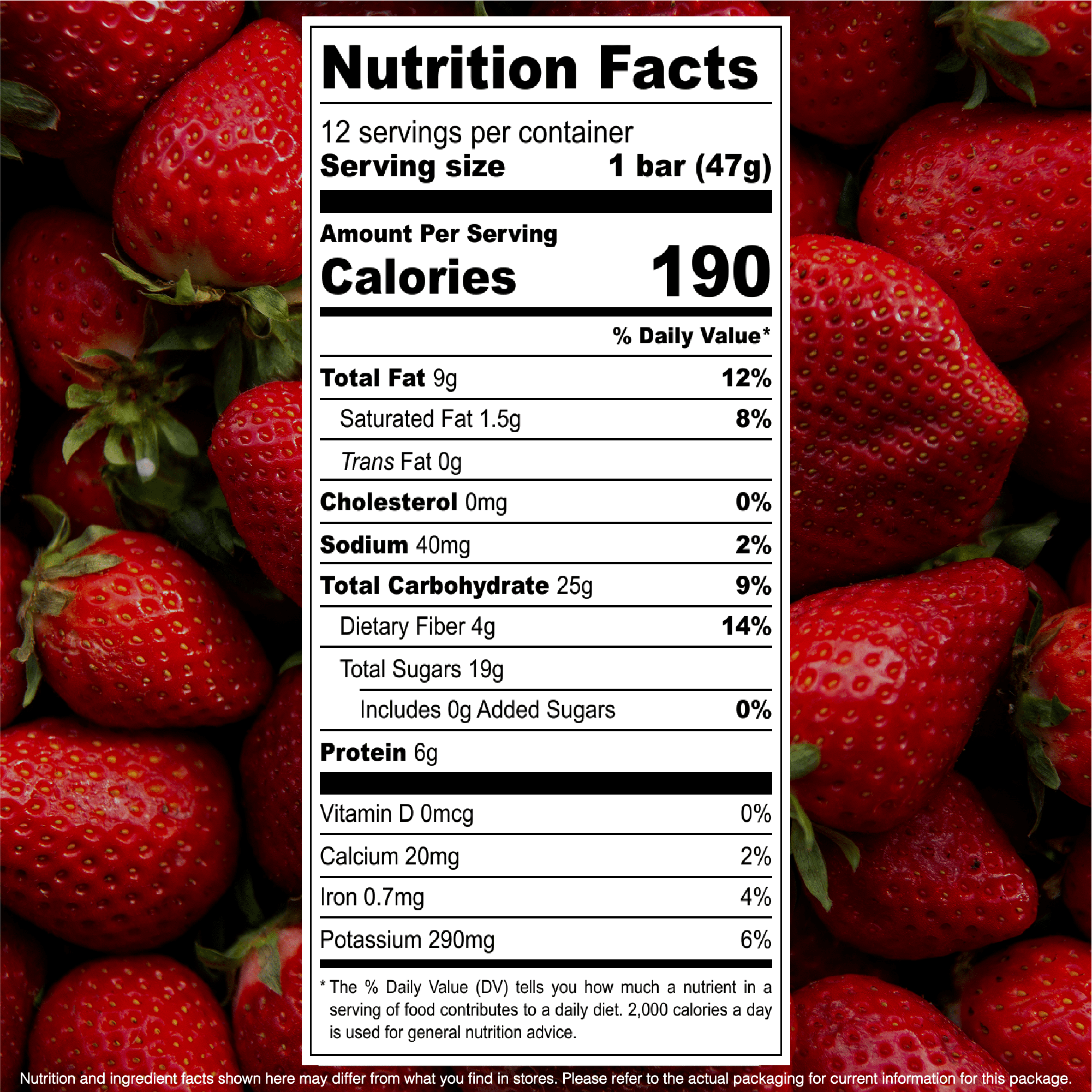 Organic Peanut Butter & Jelly Fruit & Nut Bar, Jonesbar, Certified Organic & Kosher, Gluten Free, Vegan, 12 Count (Pack of 1)