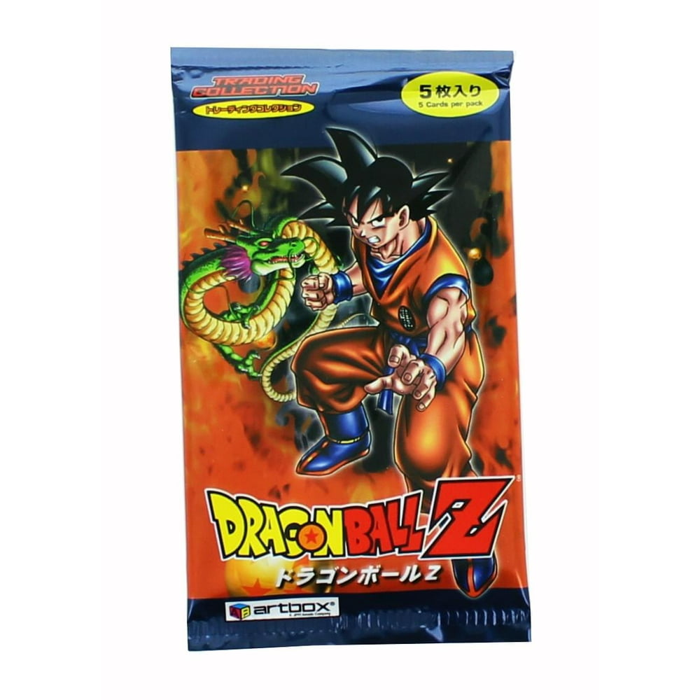 Dragon Ball Z Japanese Artbox Series 1 Trading Card Pack 5 Cards