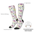 thumbnail image 4 of Pofeuu Undersea Seahorse Print Stockings, Adult Running Hiking Socks for Youth and Adult, 4 of 6