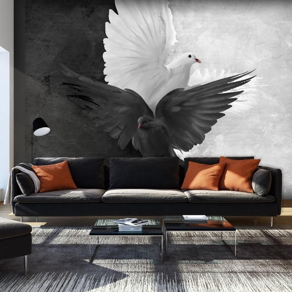 Tiptophomedecor Animal Wallpaper Wall Mural - Good Vs Evil