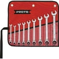 thumbnail image 2 of Proto 9 Piece Full Polish Combination Reversible Ratcheting Wrench Set, 12 Point, JSCVT-9S, 2 of 2