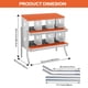 thumbnail image 4 of QinaQin Caja nido para gallinas de 6, 8 o 10 huecos, fabricada en acero galvanizado resistente al óxido, fácil recolección de huevos y limpieza, 4 of 7