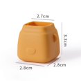 thumbnail image 4 of 16 protectores de patas de silla, fundas de patas de silla para muebles de mesa, Patio Cuadrado y Amarillo Zulema Cubierta de la pierna del piso, 4 of 8