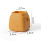 thumbnail image 4 of 16 Uds. de protectores de suelo de pata de silla de silicona pequeños, cubiertas de patas de silla gruesas, protectores de patas de silla para tocador Cuadrado y Amarillo perfecl Cubierta de la pierna del piso, 4 of 8