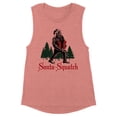 thumbnail image 1 of Santa-Squatch Women's Muscle Tank 2X-Large Desert Pink, 1 of 5