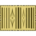 thumbnail image 1 of Ahgly Company Machine Washable Indoor Rectangle Transitional Oak Brown Area Rugs, 2' x 3', 1 of 7