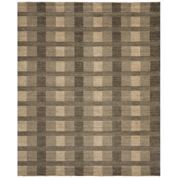 SAFAVIEH Tibetan Collection TIB332D Handmade Charcoal Rug