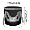 thumbnail image 3 of 12l Collapsible Water Bucket, Portable Foldable Fishing Container with 500d Leakproof Tarpaulin for Camping, Hiking, Car Washing & Outdoor Activities,Vsgery, 3 of 4