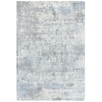 SAFAVIEH Mirage Amery Abstract Area Rug, Silver/Blue, 6' x 9'