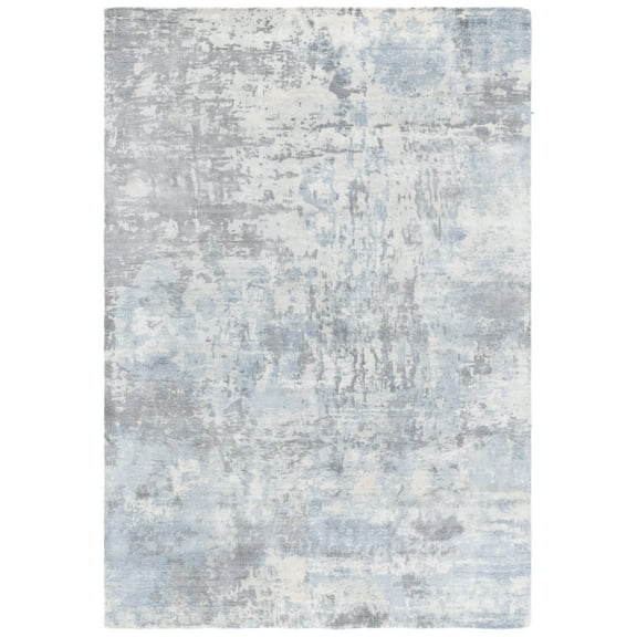 SAFAVIEH Mirage Amery Abstract Area Rug, Silver/Blue, 6' x 9'