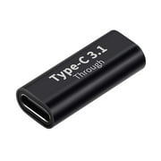 USB C Female-to-Female Adapter 10GBbps Rate Fast Charging Adapter