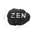 thumbnail image 2 of Miangastore Mini Garden Lettering Stone Decoration Zen Style Resin Stone Craft Sand Table Simulated Stone Model, 2 of 8