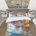 thumbnail image 2 of Designart 'Stream In Winter Forest Valley' Lake House Duvet Cover Set, 2 of 5