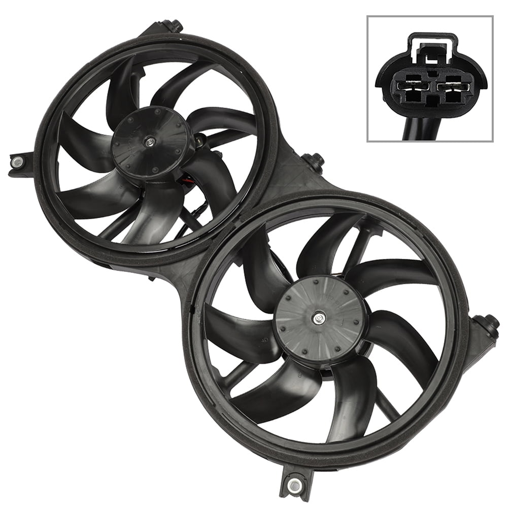 CCIYU Radiator or Condenser Cooling Fan Fit for 2013 2014 2015 2016