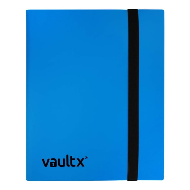 Carpeta Vault X con correa y 4 bolsillos para 160 cartas, azul Vault X Vault X