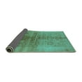thumbnail image 2 of Ahgly Company Indoor Rectangle Oriental Turquoise Blue Industrial Area Rugs, 6' x 9', 2 of 4