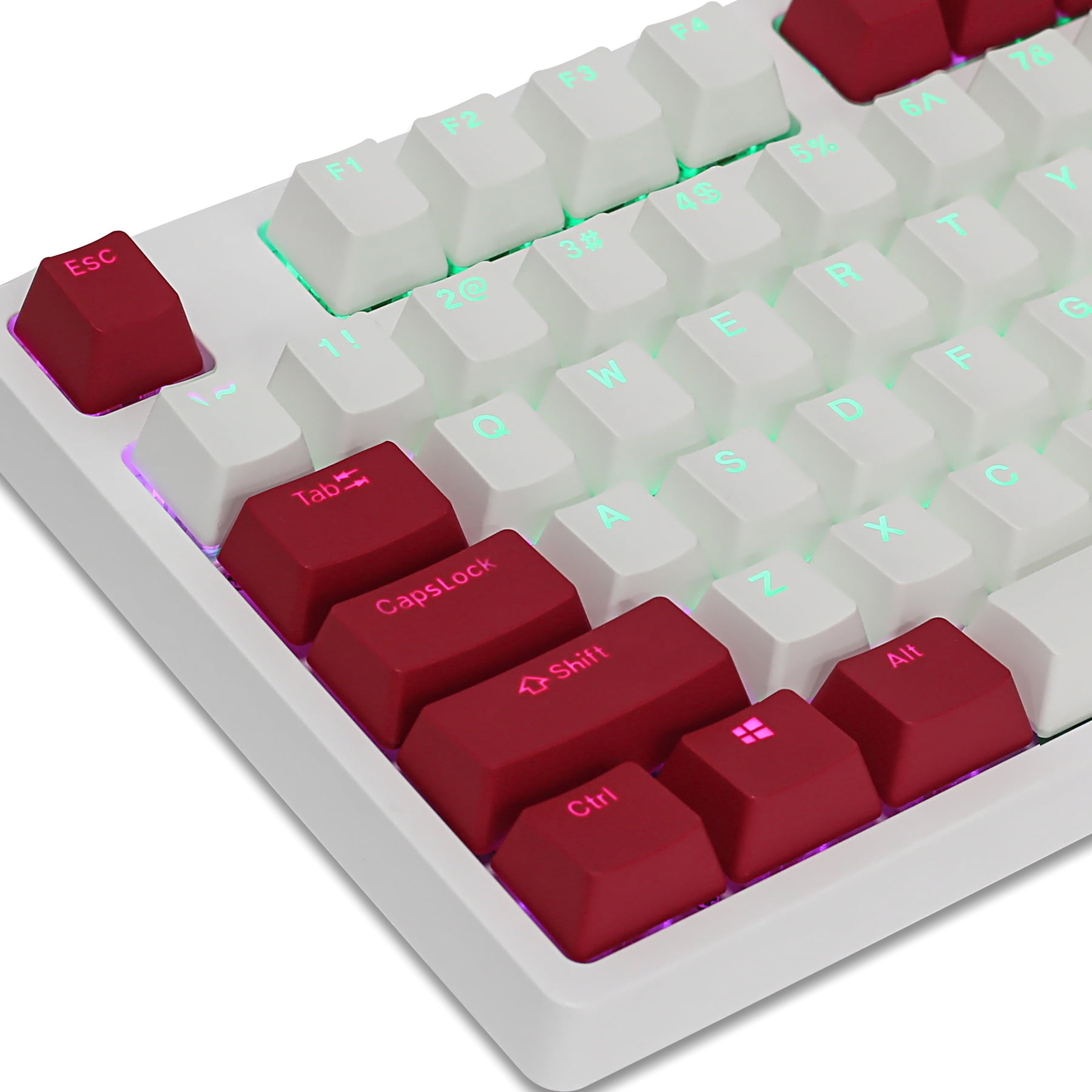 Hyssop PBT Keycaps Gaming Keycaps Doubleshot Backlit Keyset OEM Profile Cherry MX for 61 87 104 108 MX Switches Mechanical Keyboard