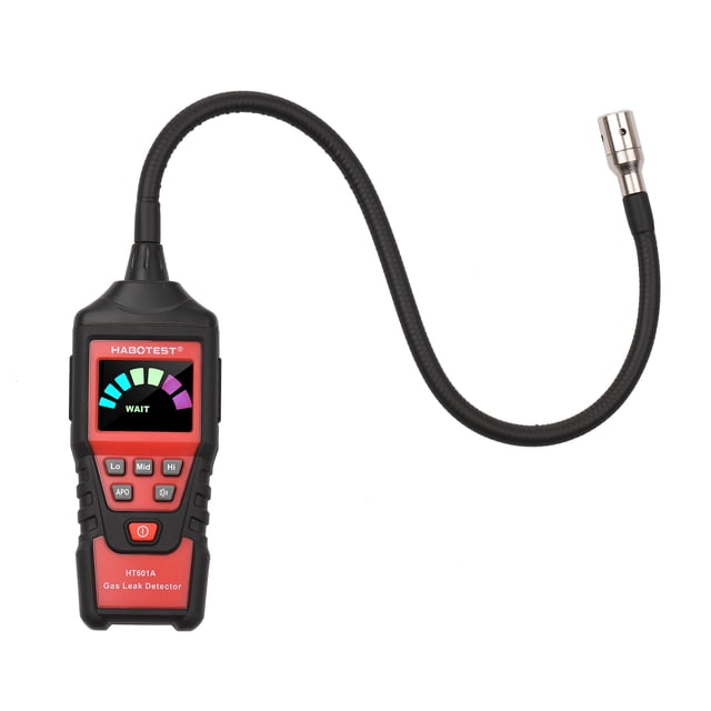 HABOTEST Analyseur de Gaz Portable HT601A Détecteur de Fuite de Gaz Domestique Détecteur de Gaz Compteur PPM Instrument d'Alarme de Concentration de Méthane