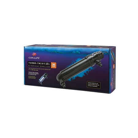 UPC: 0096316156029 | Coralife Turbo-Twist UV Sterilizer 12X  up to 500 Gallon Tank