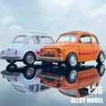 thumbnail image 2 of 1:36 Alloy Vintage Diecast Car Model FIAT MINI Classic Pull Back Car Model Miniature Vehicle Replica For Collection Gift, 2 of 9